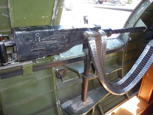 B-17 Waist Gun.  Waist guns were on both sides of the plane.