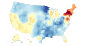 My dialect map based on NY Times quiz.  Dec 2013.  I'm from Connecticut!